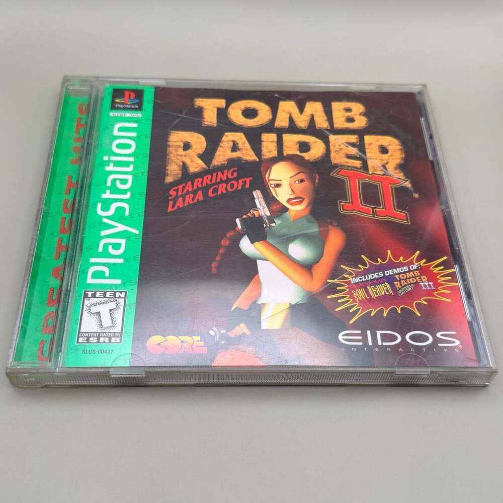 Eidos Tomb Raider II PS1 Video Game PlayStation